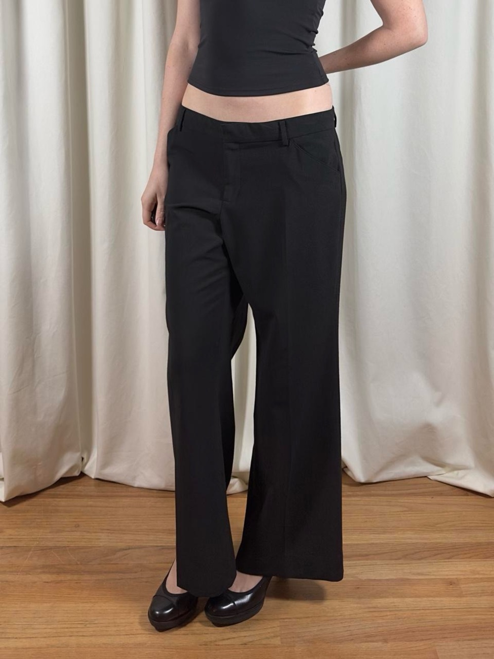 Low Rise Bootcut Pants - Picture 3 of 8